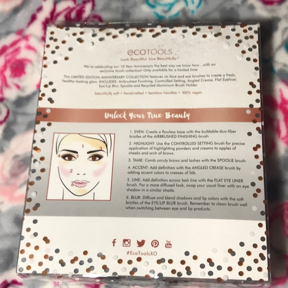 SOLD Eco tools limited edition makeup brush set 🌻 - Picture 3 of 3